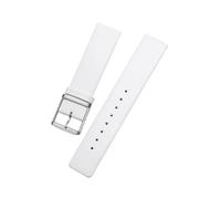 zyimodl 16-22mm Correa simple sin costuras de cuero vacuno de grano liso para relojes de cuarzo de hombres/mujeres