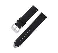 zyimodl 16-24mm Correa de reloj de piel de becerro suave y agradable para la piel con barra de resorte de liberación rápida, 18mm