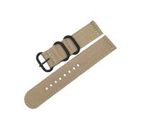 zyimodl 18/20/22/24mm Reemplazo de correa de reloj de lona de nailon transpirable para reloj analógico, 18mm