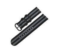 zyimodl 18/20/22/24mm Reemplazo de correa de reloj de lona de nailon transpirable para reloj analógico, 18mm
