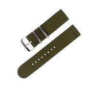 zyimodl 18/20/22/24mm Reemplazo de correa de reloj tejida de nailon con estampado de rayas de colores para reloj de cuarzo, 18mm