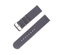zyimodl 18/20/22/24mm Reemplazo de correa de reloj tejida de nailon con estampado de rayas de colores para reloj de cuarzo, 22mm