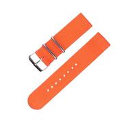 zyimodl 18/20/22/24mm Reemplazo de correa de reloj tejida de nailon con estampado de rayas de colores para reloj de cuarzo, 22mm