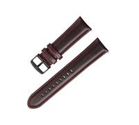 zyimodl 18-24mm Correa de cuero de vaca suave y transpirable de estilo simple para relojes inteligentes, 18mm