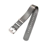 zyimodl 18mm-24mm Correa de reloj tejida de nailon suave y agradable para la piel para hombre para reloj analógico, 22mm