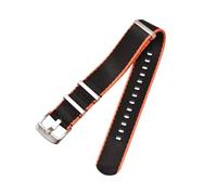 zyimodl 18mm-24mm Correa de reloj tejida de nailon suave y agradable para la piel para hombre para reloj analógico, 22mm