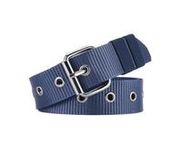 zyimodl Cinturón casual de lona con estampado de rayas para hombre para jeans, chinos, pantalones cargo
