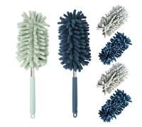 Zyiphor 6 Piezas Plumero Atrapapolvo 30-77cm Plumero Telescopico Extensible para Limpiar Automóviles, Computadoras, Aires Acondicionados, Televisores