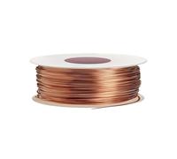Zyiphor Alambre de Cobre Puro 1mm x 20m Alambre de Cobre Desnudo para Jardinería, Cultivo de Plantas y Vegetales para la Fabricación de un Modelo de Motor Electromagnético