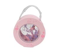 ZyjGaliliad Lampe flamant rose à montage mural, double face, lumière de nuit transparente, figurines de flamants roses alimentées par batterie en résine, décoration pour chambre de fille,