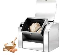 ZYJIX Amasadora Comercial De 3 Kg, Máquina Mezcladora De Harina De Acero Inoxidable De 1100 W/1500 W, Máquina Amasadora De Masa Profesional De 30/50 Kg/h, para Hacer Pizza De Pasta