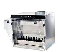 ZYJIX Cabina de pulverización de Cortina de Agua, Cabina de aerógrafo 2200L/H con Bomba de elevación automática y Control de Gestos, estación de Pintura sin Humo para artesanías de bricolación