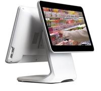 ZYJIX Caja registradora inteligente todo en uno, pantalla táctil dual de 15.6 pulgadas, para venta al por menor, restaurante, tienda, sistemas POS para pequeñas empresas