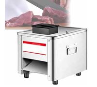 ZYJIX Cortadora De Carne Eléctrica De Acero Inoxidable - Máquina Cortadora Automática De Carne Fresca para Pechuga De Pollo Deshuesada, Cerdo Y Verduras Blandas - Ancho De Rebanada(Size:15mm)