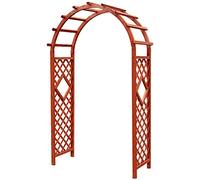 ZYJIX Enrejado de madera para plantas trepadoras, resistente a la intemperie, ayuda al aire libre y decoración con patas de hierro en forma de L