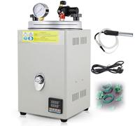ZYJIX Máquina de inyección de cera, máquina de fundición al vacío digital, inyector de cera, medidor de seguridad y mango de bomba, calefacción uniforme de 60°, máquina de fabricación de moldes de
