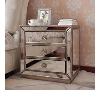 ZYJIX Mesita De Noche con Espejo, Mueble con Espejo, Armario Lateral, Armario Multifuncional