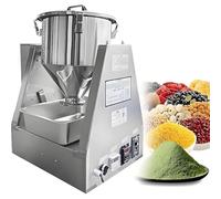 ZYJIX Mezclador eléctrico de polvo de 5 L, 10 L, 20 L, 40 L, hecho de acero inoxidable, máquina mezcladora reversible de 720° para alimentos, farmacéutica y gránulos, con control de velocidad de 20 L