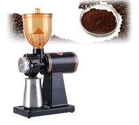 ZYJIX Molinillo De Café Eléctrico, Molinillo De Acero Inoxidable, Molienda Rápida En 5 Segundos, 8 Niveles De Ajuste De Espesor, 120 G/min - Molinillo De Café Pequeño(Color:Acero Inoxidable)