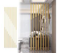 ZYJIX Pantalla divisora de habitaciones, panel independiente para baño, sala de estar o partición de pared de entrada, fácil instalación sin taladro, poste de pie