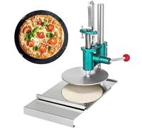 ZYJIX Prensa De Pizza Doméstica De Acero Inoxidable,máquina De Prensado Manual De Masa De Repostería,Hoja De Chapati De Masa Comercial para Uso Doméstico,Cocina Y Comercial(Size:22cm)