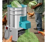ZYJIX Procesador de alimentación de Aves de Corral 1100kg/h con Cuchillas de Acero Inoxidable para Pollos Patos Ganado Fácil Limpieza Cortador Vegetal de Alta Resistencia