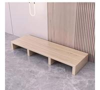 ZYJIX Taburete de madera maciza, plataforma de madera con almohadilla de goma antideslizante, fuerte capacidad de carga, ideal para ancianos, para baño, cocina, mesita de noche y mucho más