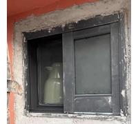 ZYJIX Ventana de cobertizo para gallinero, casa de juegos y mobihome, ventanas blancas para cobertizos exteriores, casa móvil, garaje y invernadero