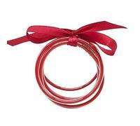 ZYJSSKUK Brillante Jelly Bracelet Set - brillante silicona ligero arco pulsera multicapa de silicona arco - en cielo oro rosa pulsera conjunto apilable joyería, L, Silicona, NO