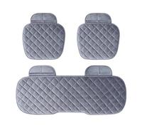 ZYJZXL188 Cojin Asiento Coche para Kia EV3 2024 2025 2026, Peluche Cojines Delanteros Trasero con Bolsillo Transpirable Protección, Accesorios Coche,Grey
