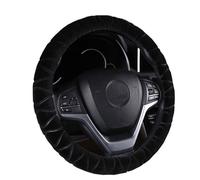 ZYJZXL188 Peludo Funda Volante para BMW 3 Series G20 G21 G28 2000-2023 2024, Coche Cubierta de Volante Invierno, Cubre Mullida Calentador Cómoda, Accesorios Coche,Black