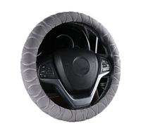 ZYJZXL188 Peludo Funda Volante para BMW 5er E28 E34 E39 E60 E61 F07 F10 F11 G30 G31 2000-2023 2024, Coche Cubierta de Volante Invierno, Cubre Mullida Calentador Cómoda, Accesorios Coche,Grey