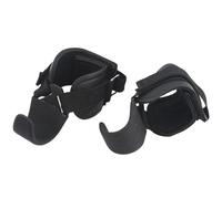 ZYKEJJDDAK 1 par de ganchos de levantamiento de fitness y gimnasio con cómoda correa de muñeca para atletas y principiantes