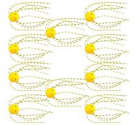 ZYKEJJDDAK 10 unidades Quick Setups de repuesto para señuelos de pesca blandos de alta densidad para faldas de calamar para diferentes señuelos de agua