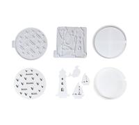 ZYKEJJDDAK 3 moldes de silicona reutilizables con temática marina, adecuados para decoración de anclajes de faro