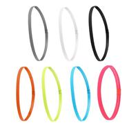 ZYKEJJDDAK 7 diademas atléticas unisex, elásticas, a prueba de sudor, antideslizantes, para correr, fútbol, diadema de silicona antideslizante, unisex, para entrenamiento