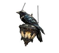 ZYKEJJDDAK Adorno colgante vintage de cuervos de instalación rápida, ambientes temáticos de fiesta, Halloween, decoración del hogar, decoración duradera del hogar