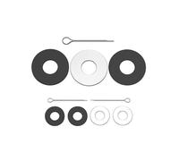 ZYKEJJDDAK Almohadilla amortiguadora de motocicleta con cancelación de ruido, goma de acero inoxidable, cuñas antivibraciones, fácil instalación, se adapta a múltiples modelos, arandela amortiguadora