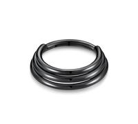 ZYKEJJDDAK Aros de nariz de moda para creadores de tendencias de moda con diseños de campanas de múltiples capas en materiales de aleación resistentes para piercing de nariz, 10mm, como se describe