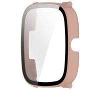 ZYKEJJDDAK Carcasa protectora de cristal para reloj inteligente, de policarbonato, antipolvo, protector de pantalla, carcasa segura, rápida de poner y quitar, a prueba de golpes