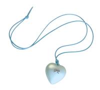 ZYKEJJDDAK Collar de corazón y lazo, inspirado en dopamina, hecho a mano, cadena de clavícula de longitud ajustable, 4x4cm, Acrílico, No es una piedra preciosa