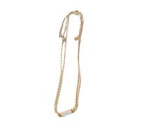 ZYKEJJDDAK Collar de cuerda trenzada resistente hecho a mano en estilos tribales, joyería portátil para mujeres modernas que buscan único, Size Length 65cm/25.59inch, acero de titanio, No es una