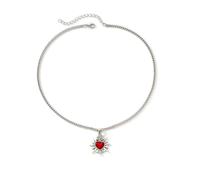 ZYKEJJDDAK Collar gótico con colgante versátil y resistente, accesorio de joyería de aleación para trajes elegantes, 407cm, Metal, No es una piedra preciosa