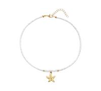 ZYKEJJDDAK Collar portátil de perlas de estrellas de mar con extensión para uso diario y especial para mujer, 385cm, Mi Zhu, No es una piedra preciosa