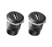 ZYKEJJDDAK Conector de panel USB 3.0 de 22 mm circular de metal USB2./USB3. Módulo de transmisión de datos de rosca para industrial