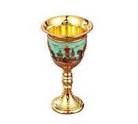 ZYKEJJDDAK Elegante taza de cóctel con hermosa forma de flor tallada para decoración del hogar