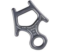 ZYKEJJDDAK Figuras 8 cuerda de rapel para descendiente de 8 anillos, equipo de descenso para trabajos seguros y eficientes en grandes altitudes