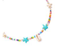 ZYKEJJDDAK Gargantilla de concha natural hecha a mano, ideal para vacaciones en la playa e ideas de regalos únicas, 21cm50cm, cuentas, No es una piedra preciosa