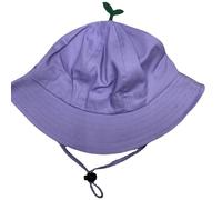 ZYKEJJDDAK Gorro unisex para bebé, suave, cómodo, varios colores, fácil cuidado, esencial para uso diario y juego, gorro de pescador para bebé, Morado (, Within ten Years old