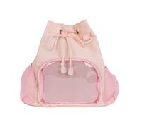 ZYKEJJDDAK Itabag - Mochilas con cordón y inserto para escuela, anime, cosplay, mochila de viaje transparente con insertos, b